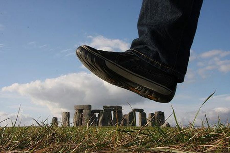 Stepping on Stonehenge bigger